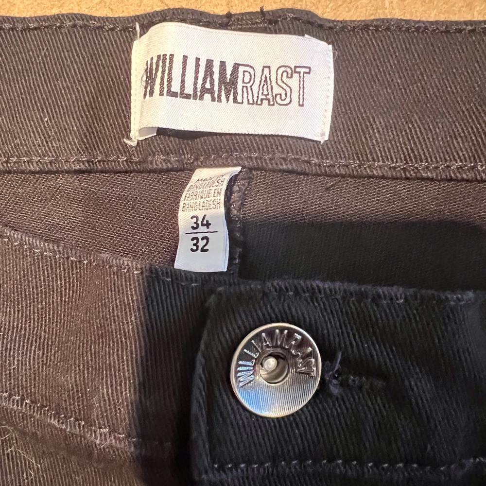 William Rast Men's Black Jeans - Picture 5 of 9